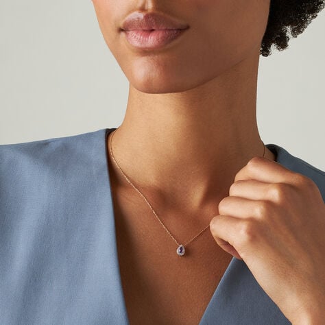 Collana Amélie Oro Giallo Ametista Cubic Zirconia - Collane Donna | Stroili
