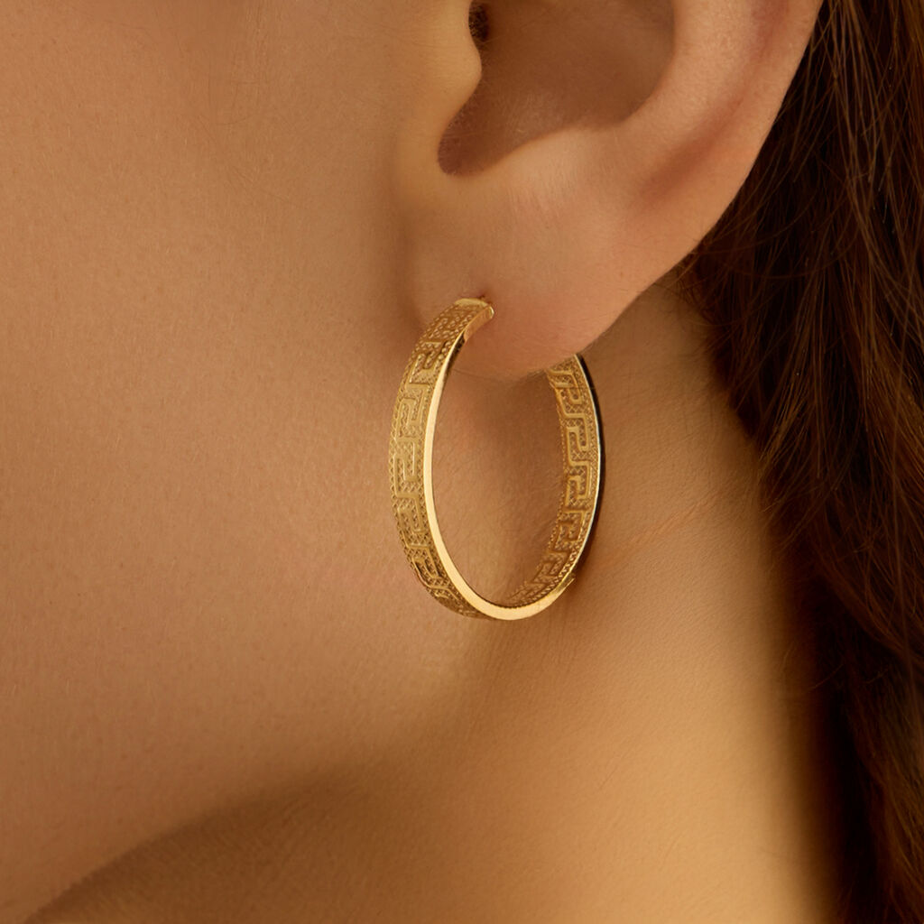 Orecchini A Cerchio Toujours Oro Giallo - Orecchini a Cerchio Donna | Stroili