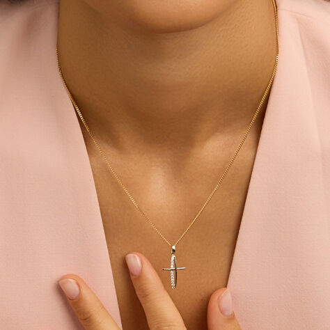 Pendente Holy Oro Bianco Cubic Zirconia - Ciondoli Donna | Stroili