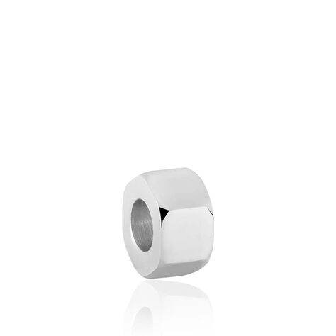Bead Essential Code Acciaio Bicolore Bianco / Nero - Beads Uomo | Stroili