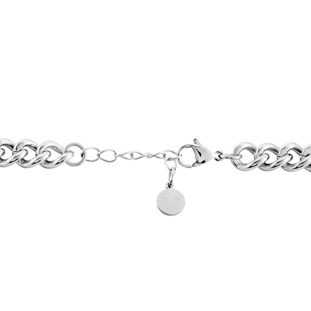 Bracciale Lady Message Acciaio Philosophy e Cristalli - Bracciali Donna | Stroili