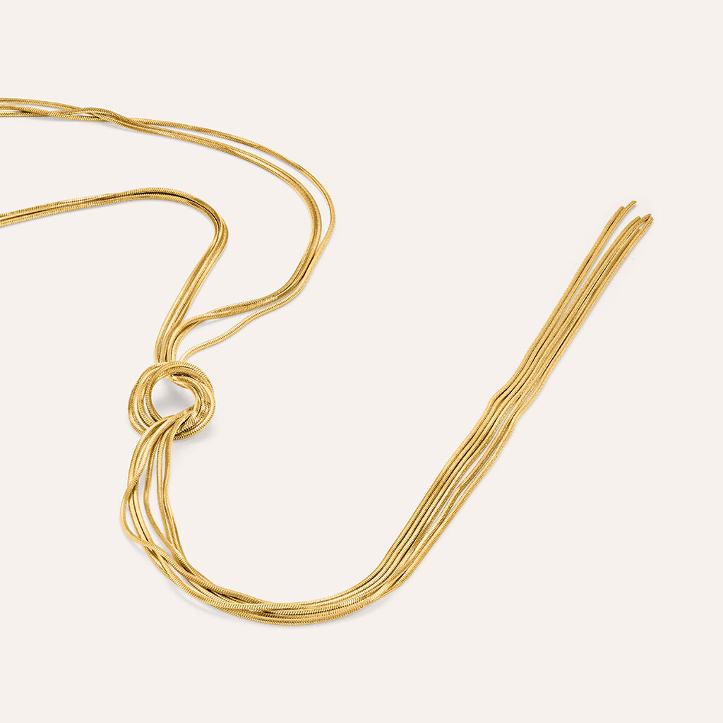 Collana Lady Code Acciaio Giallo - Collane Donna | Stroili