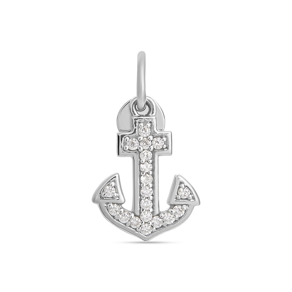 Pendente Love Beats Argento Rodiato Cubic Zirconia