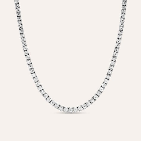 Collana Tennis Diamade Oro Bianco Diamante Lab-Grown - Collane Tennis Donna | Stroili
