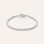 Bracciale Tennis Silver Elegance Argento Rodiato Cubic Zirconia