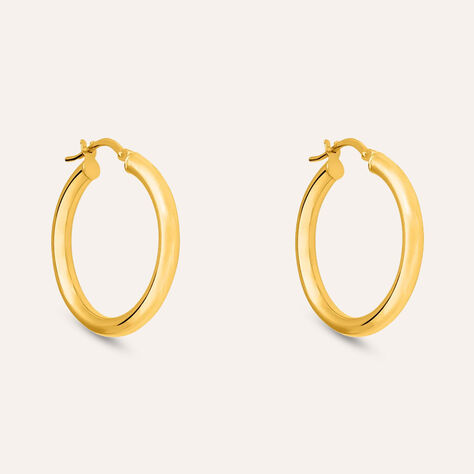 Orecchini A Cerchio Toujours Oro Giallo - Orecchini a Cerchio Donna | Stroili