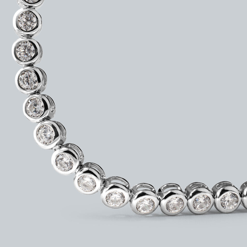 Bracciale Tennis Silver Elegance Argento Rodiato Cubic Zirconia - Bracciali Tennis Donna | Stroili
