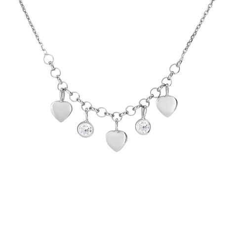 Collana Silver Collection Argento Rodiato Cubic Zirconia - Collane Donna | Stroili
