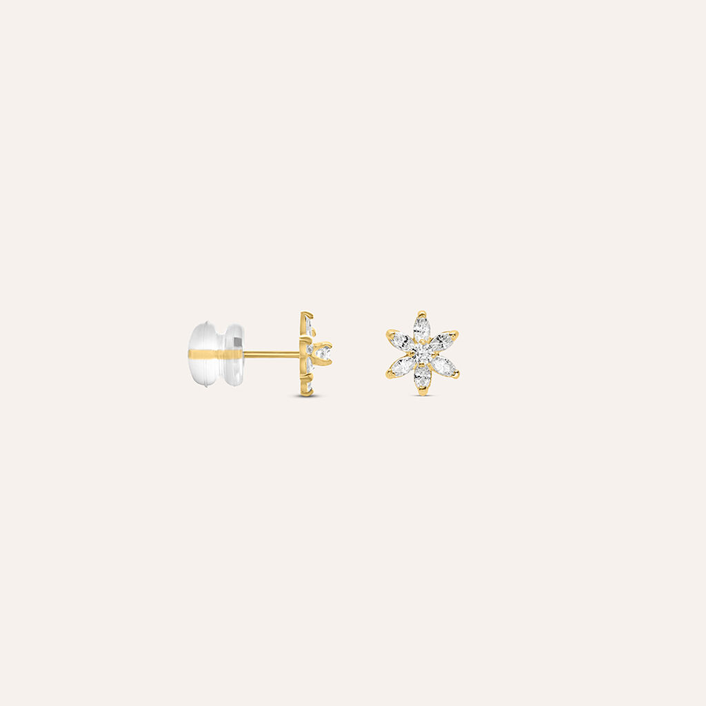 Orecchini Lobo Bon Ton Oro Giallo Cubic Zirconia - Orecchini a Lobo Donna | Stroili