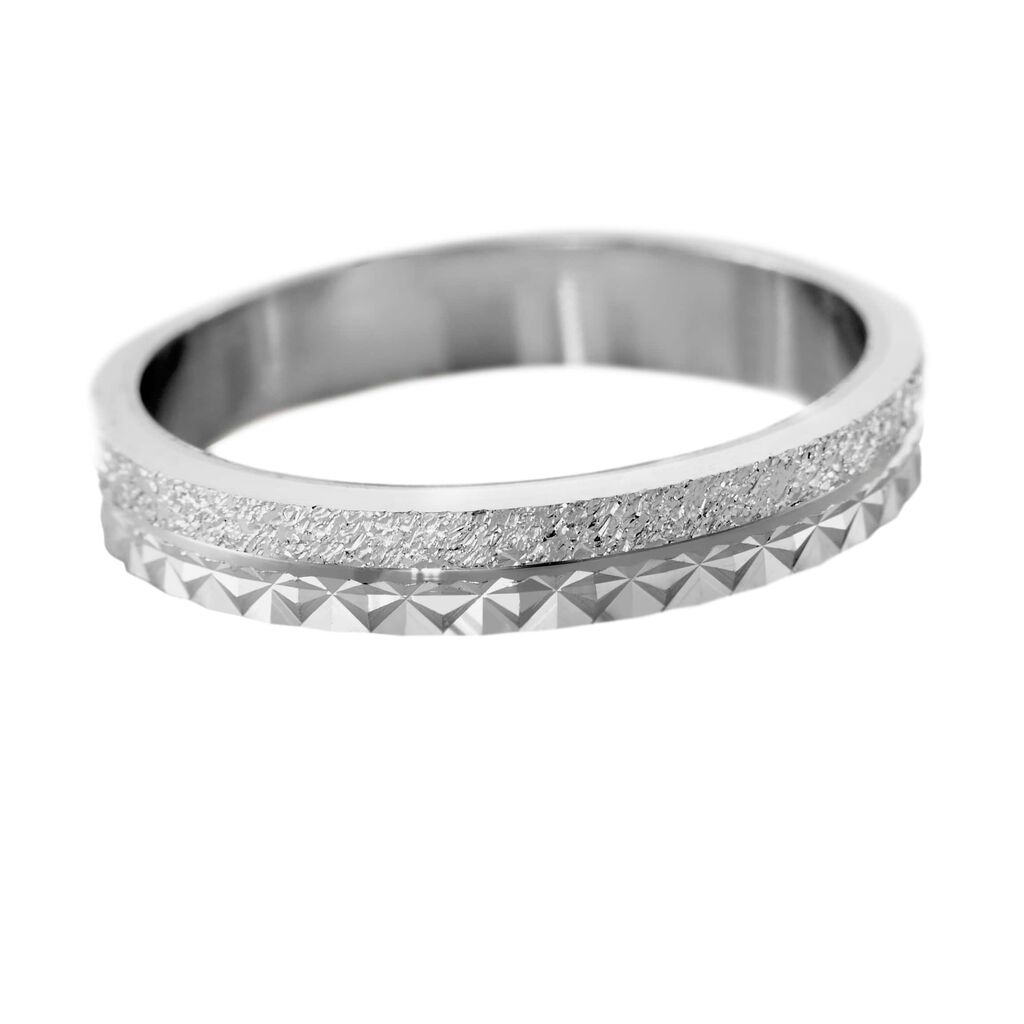 Anello Fedina Silver Collection Argento Rodiato - Anelli con Incisione Unisex | Stroili