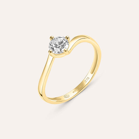 Anello Solitario Claire Oro Giallo Cubic Zirconia - Anelli con Pietre Donna | Stroili