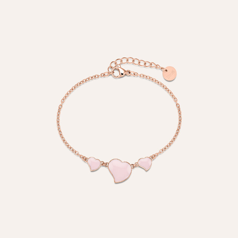 Bracciale Lady Sweet Acciaio Rosa - Bracciali Love Donna | Stroili