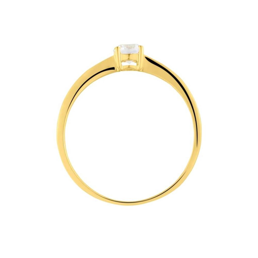 Anello Solitario Claire Oro Giallo Cubic Zirconia - Anelli con Pietre Donna | Stroili