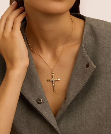 Pendente Holy Oro Bicolore