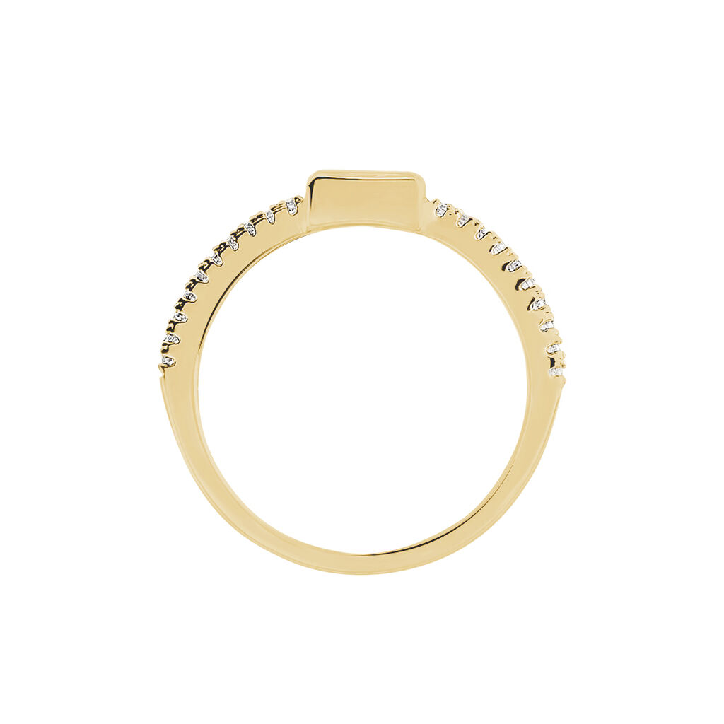 Anello Golden Dream Placcato Oro Giallo Vetro Cubic Zirconia - Anelli con Pietre Donna | Stroili