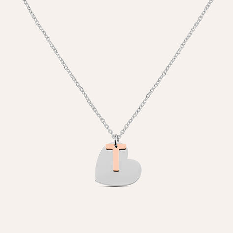 Collana Sunrise Acciaio Bicolore Bianco / Rosa - Collane Donna | Stroili