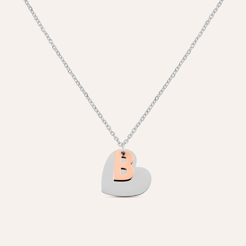 Collana Sunrise Acciaio Bicolore Bianco / Rosa - Collane Donna | Stroili