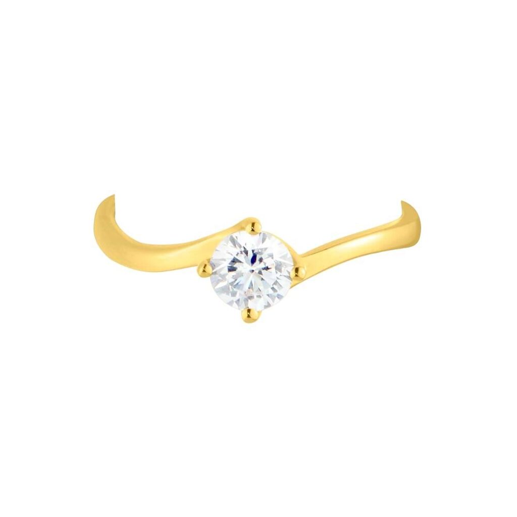 Anello Solitario Claire Oro Giallo Cubic Zirconia - Anelli con Pietre Donna | Stroili