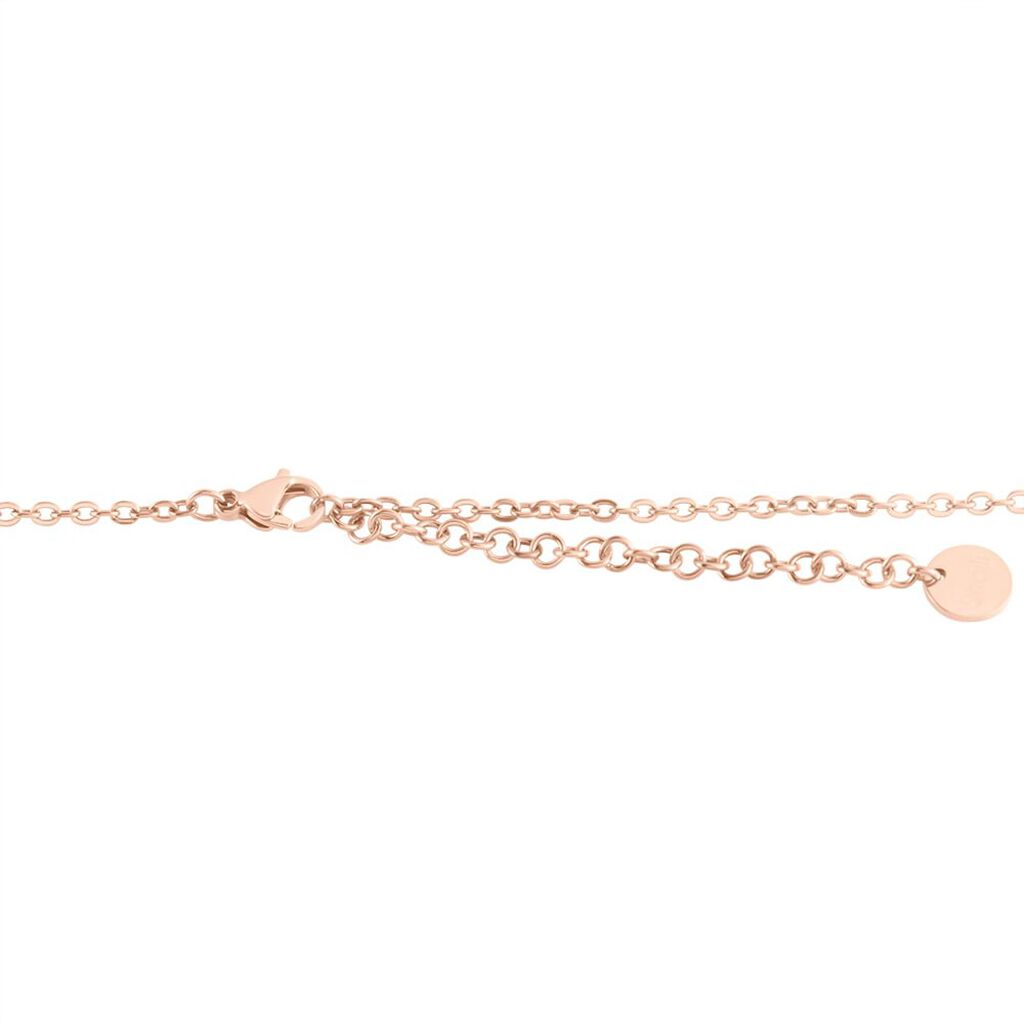 Collana Lady Sweet Acciaio Rosato Fiocco di neve e Cristalli - Collane Donna | Stroili