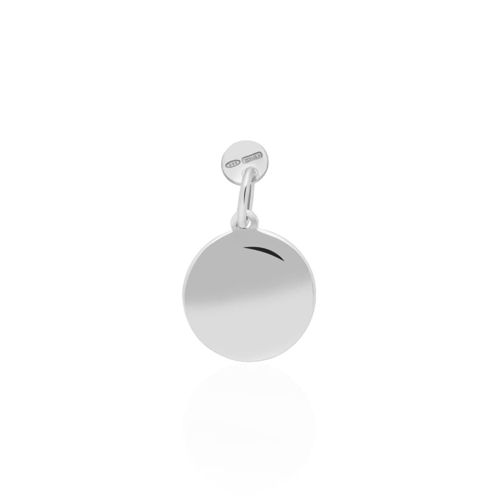 Charm in argento rodiato con simbolo mondo - Charms Donna | Stroili