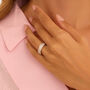 Anello Fascia Silver Shine Argento Rodiato Cubic Zirconia
