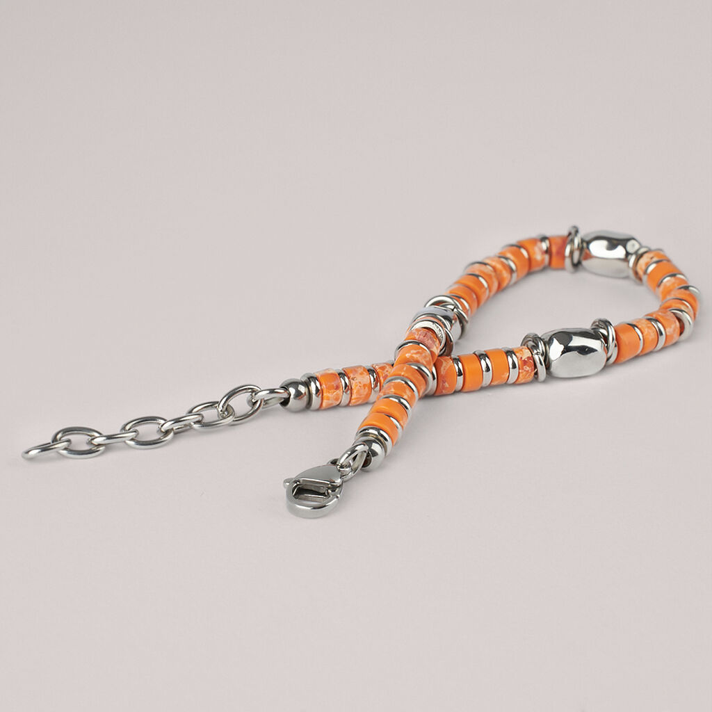 Bracciale Man Code Acciaio Diaspro africano - Bracciali Uomo | Stroili