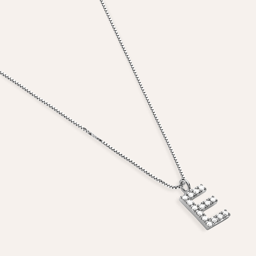 Collana Silver Moments Argento Rodiato Cubic Zirconia
