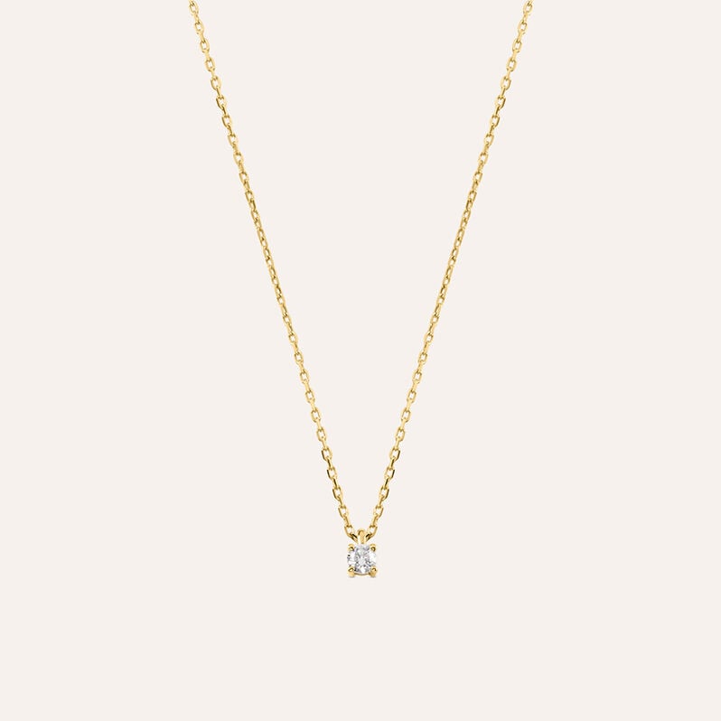 Collana Punto Luce Grace Oro Giallo Diamante - Collane Punto Luce Donna | Stroili