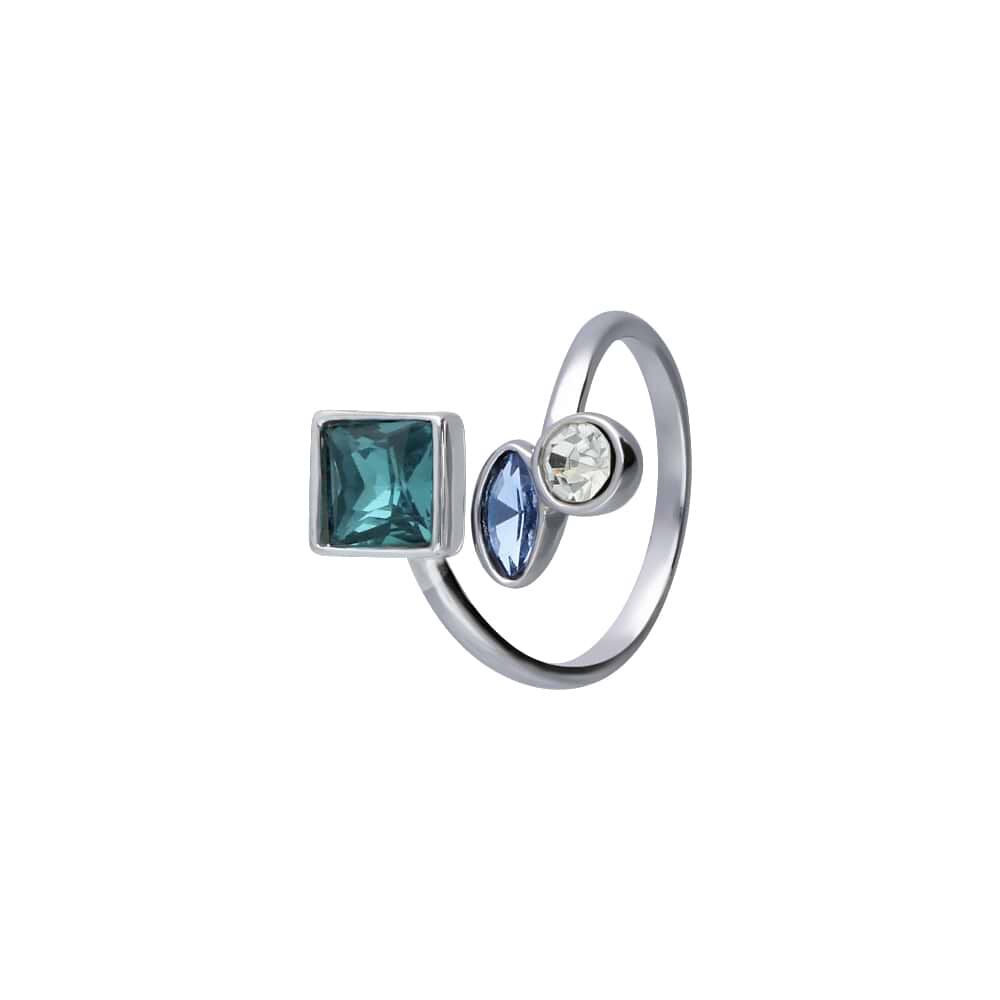 Anello Contrarie Violet Ottone Cristallo 1665783 Stroili