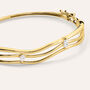 Bangle Diamade Glam Oro Giallo Diamante Lab-Grown