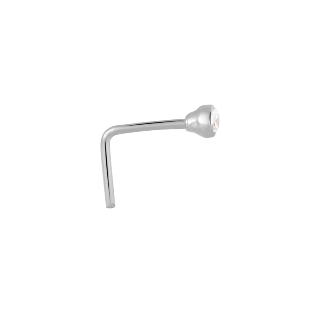 Piercing Naso Punto Luce Bon Ton Oro Bianco Cubic Zirconia - Piercing Naso Donna | Stroili