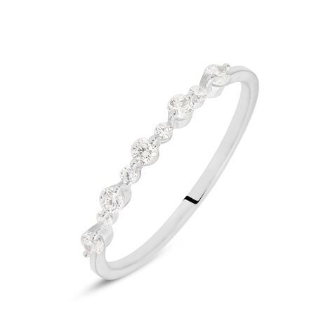 Anello Riviere Claire Oro Bianco Cubic Zirconia - Anelli Riviere Donna | Stroili