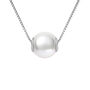 Collana Gabrielle Oro Bianco Perla D'Acqua Dolce
