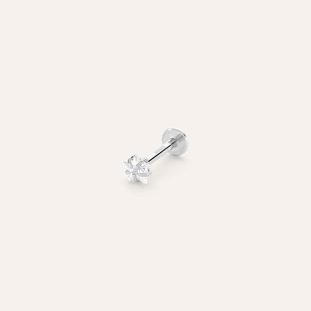 Piercing Orecchio Tragus Helix Conch Lady Code Acciaio Cristallo - Piercing Orecchio Donna | Stroili