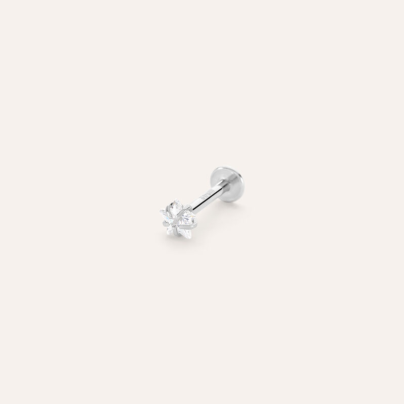 Piercing Orecchio Tragus Helix Conch Lady Code Acciaio Cristallo - Piercing Orecchio Donna | Stroili