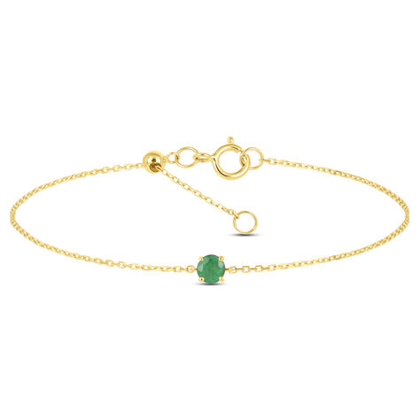 Bracciale Punto Luce Charlotte Oro Giallo Smeraldo - Bracciali Donna | Stroili