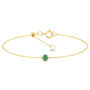 Bracciale Punto Luce Charlotte Oro Giallo Smeraldo