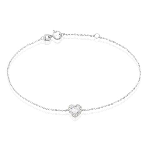 Bracciale Claire Oro Bianco Cubic Zirconia - Bracciali Amicizia Donna | Stroili