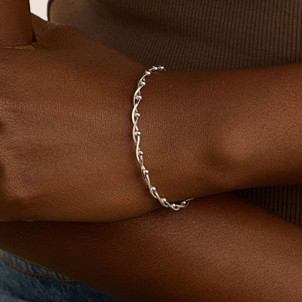 Bracciale Catena Silver Collection Argento Rodiato - Bracciali Donna | Stroili