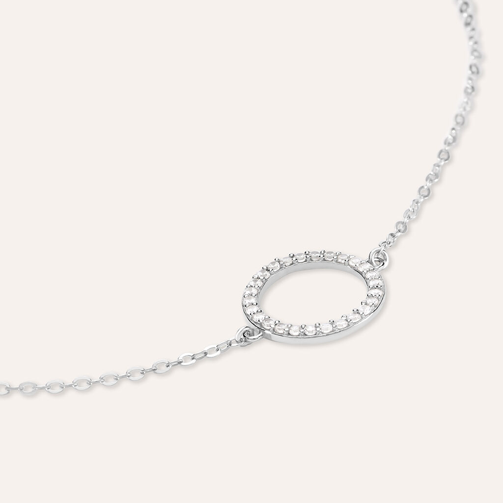 Bracciale Silver Shine Argento Rodiato Cubic Zirconia