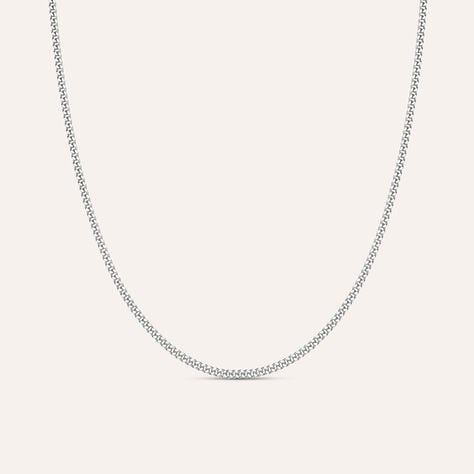 Catena Silver Collection Argento Rodiato - Collane Catena Donna | Stroili