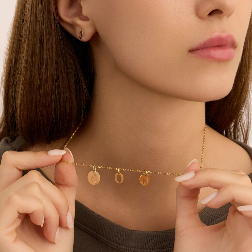 Pendente Poème Oro Giallo Cubic Zirconia