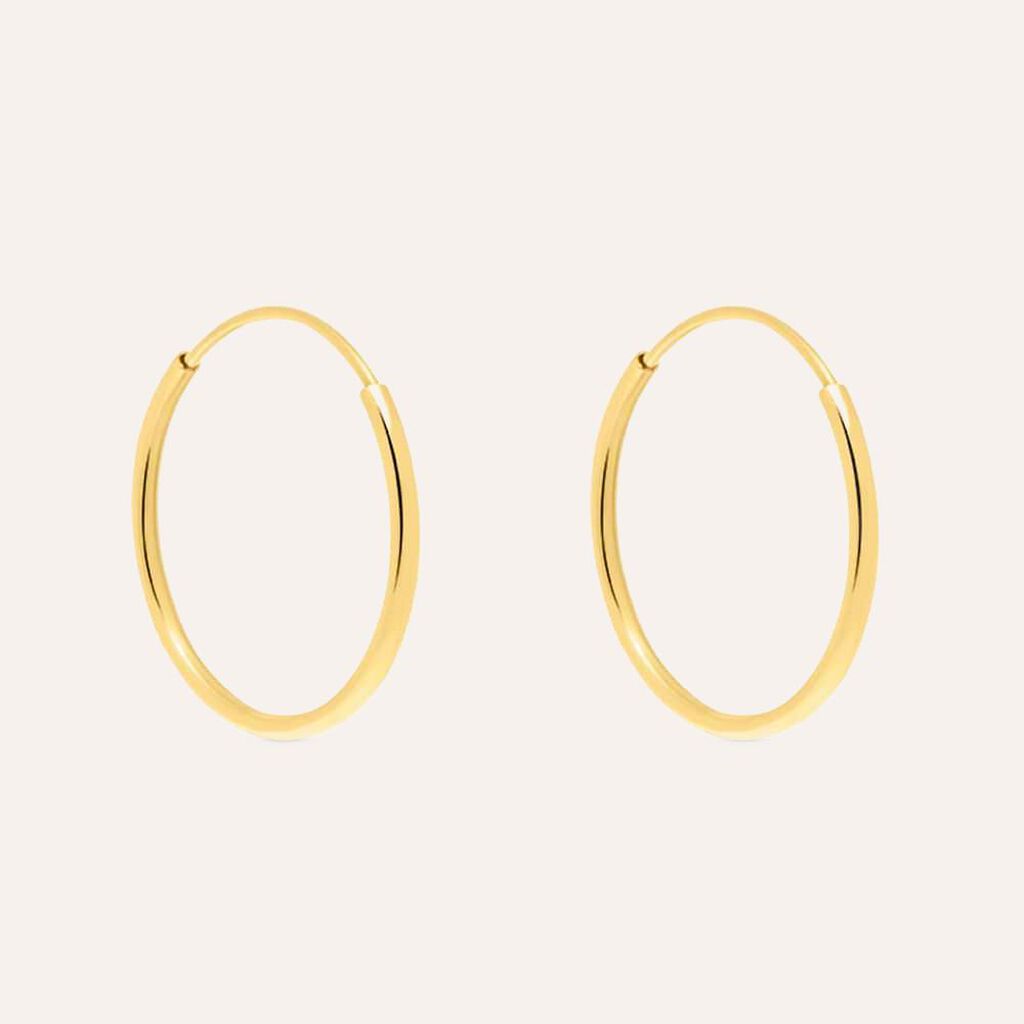 Orecchini A Cerchio Toujours Oro Giallo