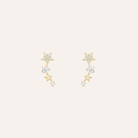 Orecchini Lobo Bon Ton Oro Giallo Cubic Zirconia - Orecchini a Lobo Donna | Stroili