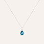 Collana Punto Luce Amélie Oro Bianco Topazio