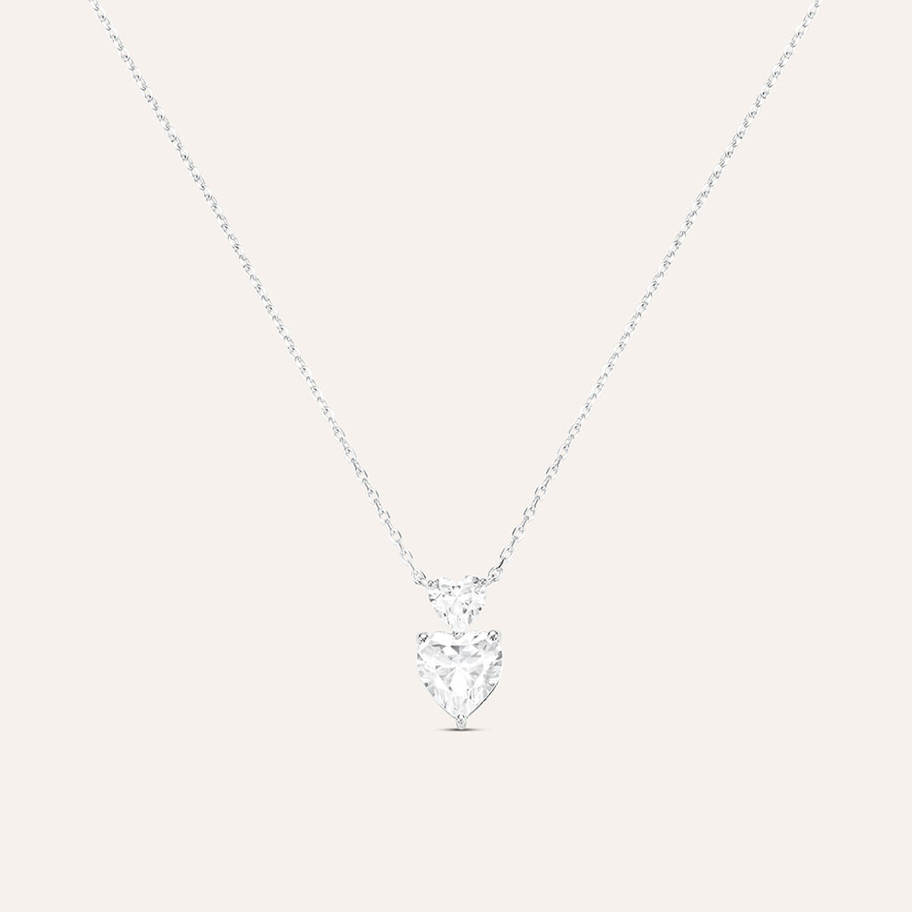 Collana Claire Oro Bianco Cubic Zirconia