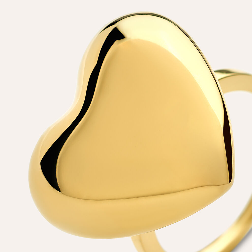 Anello Fantasia Radiance Acciaio Dorato