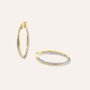 Orecchini A Cerchio Toujours Oro Bicolore