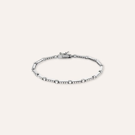 Bracciale Tennis Silver Elegance Argento Rodiato Cubic Zirconia - Bracciali Tennis Donna | Stroili