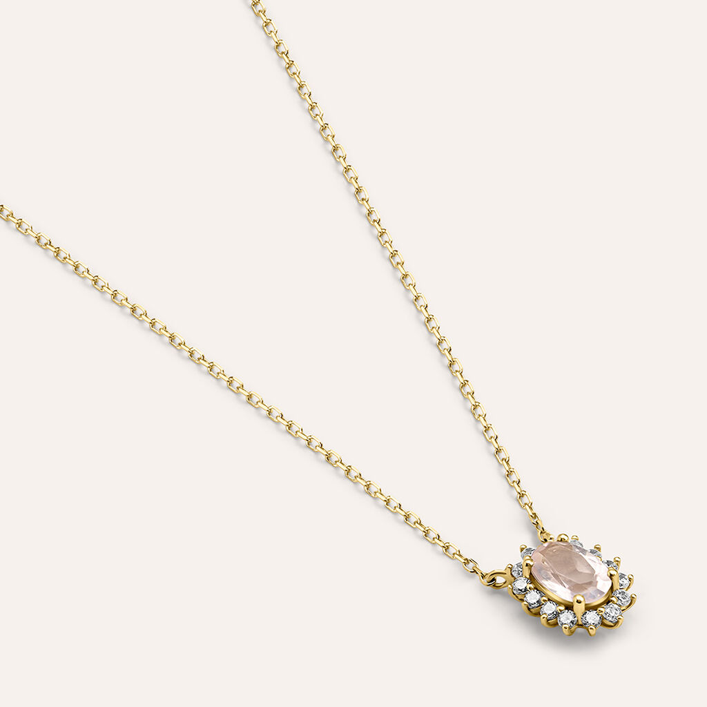 Collana Amélie Oro Giallo Quarzo Cubic Zirconia - Collane Donna | Stroili